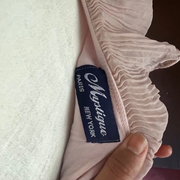 Vintage ruffle 1 shoulder dress - Picture 3 of 3